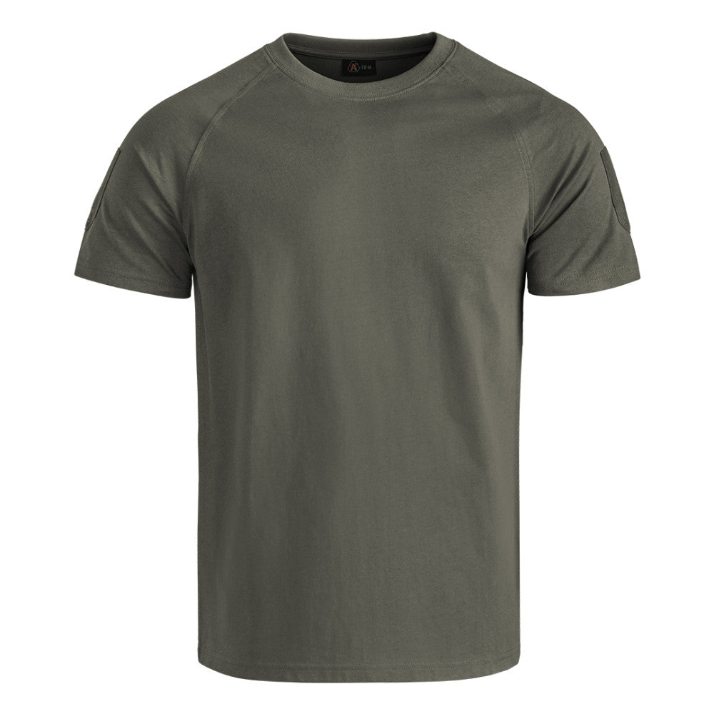 T-shirt STRONG GEN 2 vert olive A10 Equipment, coton 210 g/m² manches raglan