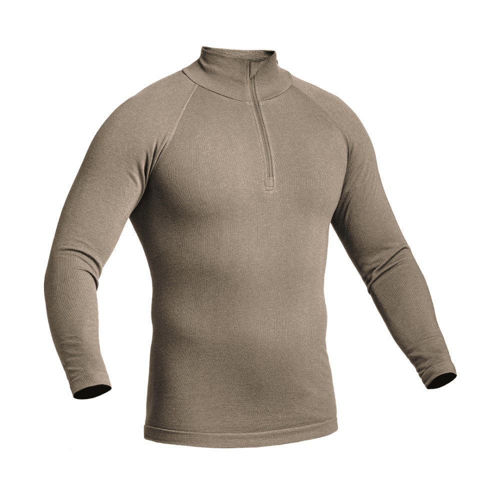 Sweat zippé mérinos 380 g/m² Thermo Performer GEN 2 tan - vue dos