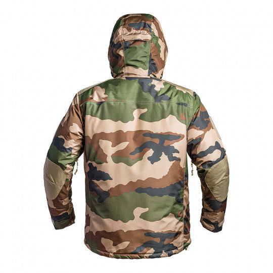 Parka militaire Hardshell Fighter XMF 200 de A10 EQUIPMENT, résistante, ergonomique et fonctionnelle avec technologie HEAT PROTECT et HARD-SHELL