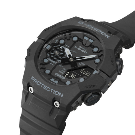 Montre G-Shock GA-B001-1AER noire Casio connectée, robuste et multifonctionnelle, synchronisable avec smartphone via Bluetooth®.