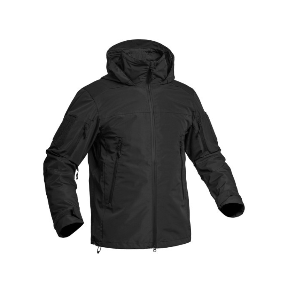 Parka Hardshell Fighter d'A10 Equipment, veste militaire résistante et fonctionnelle avec technologie Hard-Shell et tissu Ripstop