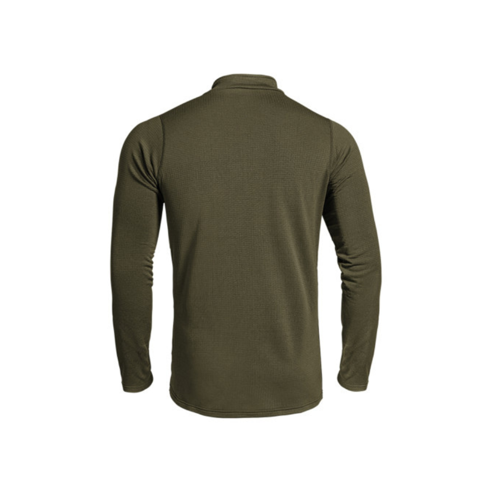 Le sweat zippé thermo régulant THERMO PERFORMER de A10 EQUIPMENT, idéal pour températures de -10°C à -20°C, offrant une isolation thermique supérieure et une liberté de
