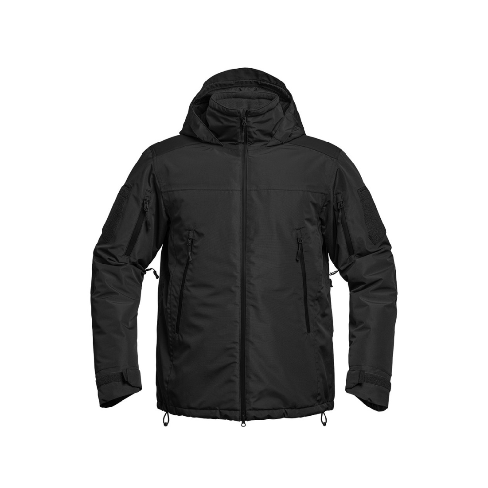 Parka Hardshell XMF 200 Fighter de la marque A10 Equipment, conçue pour les militaires avec une résistance et technicité optimales.