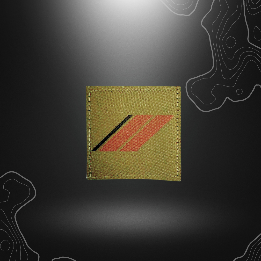 Grade militaire de basse visibilité en teinte de vert