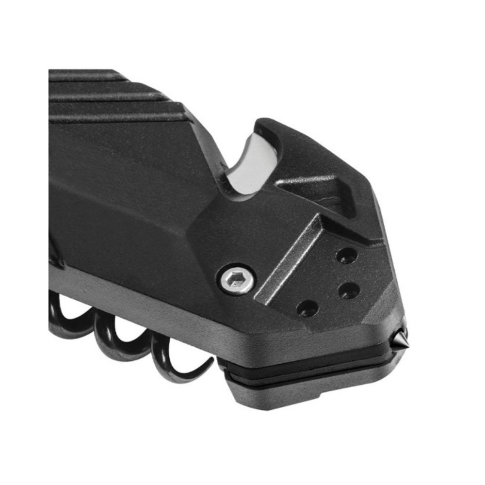 Le couteau pliant Cac en acier Nitrox avec manche chevron, coupe-sangle et tire-bouchon par TB Outdoor