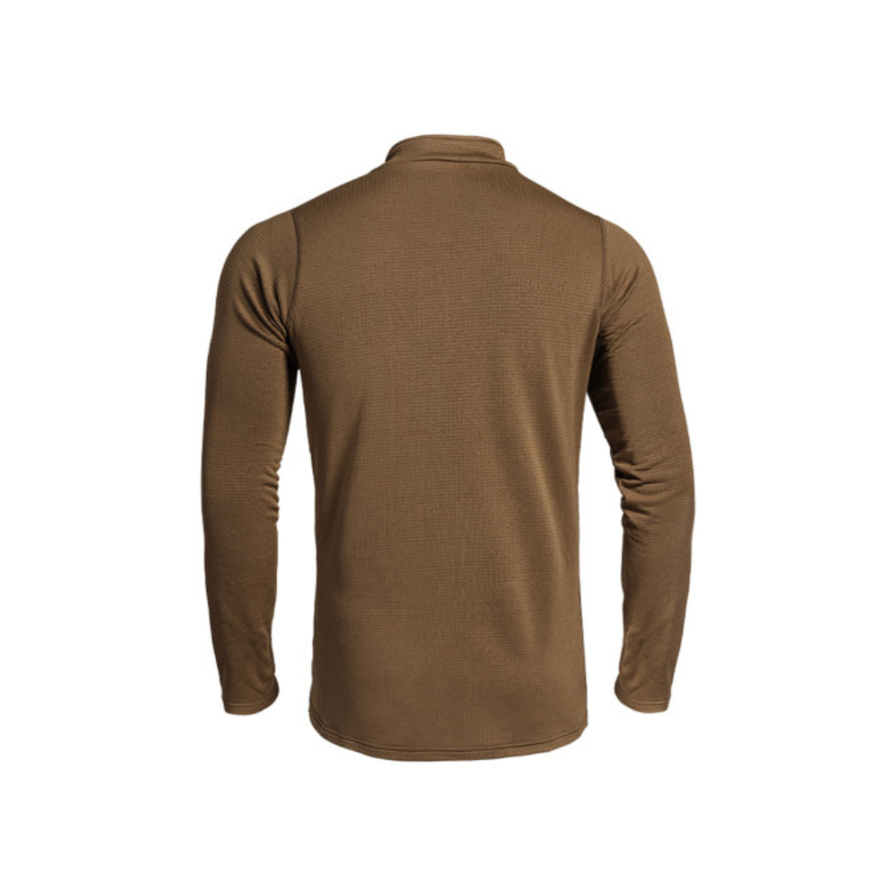 Sweat zip Thermo Performer par A10 Equipment offrant une protection thermique optimale entre -10° et -20°C, avec doublure polaire Fleece Tech SQR pour une excellente isolation et confort.