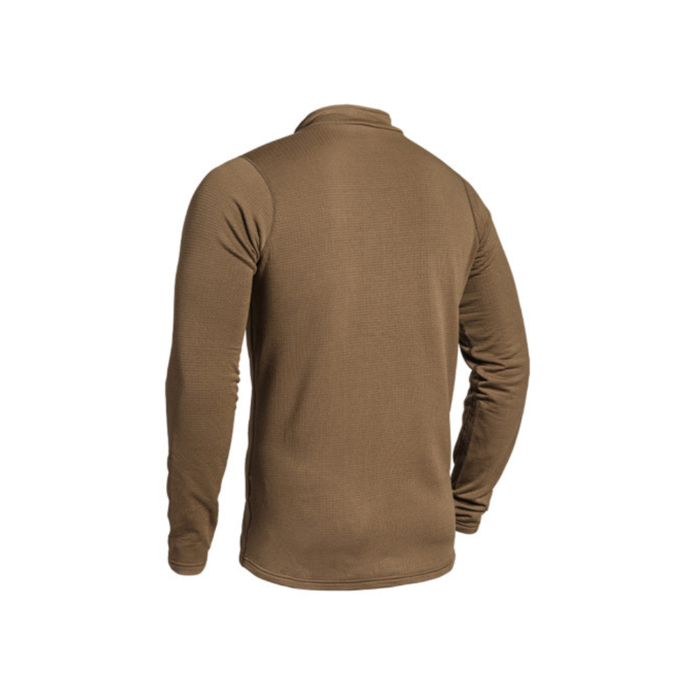 Sweat zippé thermo performant de A10 Equipment, idéal pour températures de -10° à -20°C, offrant isolation thermique, respirabilité et confort.