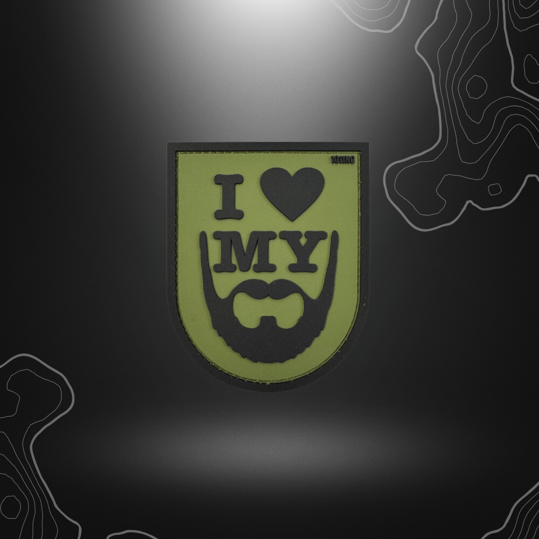 Logo 'I Love My Barbe Basse' en PVC Visu