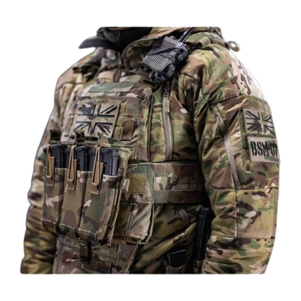 Parka Vulcan B474 isolante en multicam de Arktis, légère, coupe-vent et résistante à l'eau avec isolation PrimaLoft Gold