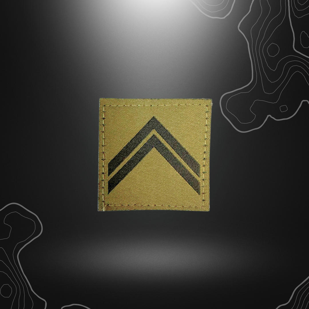 Grade militaire de basse visibilité en teinte de vert