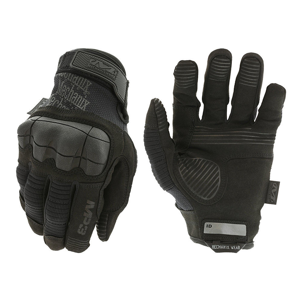 Mechanix M-Pact 3 Gants noirs coqués, respirants et résistants pour Armées et Forces de l'Ordre