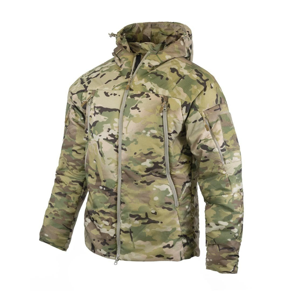 Veste isolante B474 VULCAN d'Arktis en multicam avec isolation PrimaLoft® Gold et Nylon MiniRip résistant à l'eau