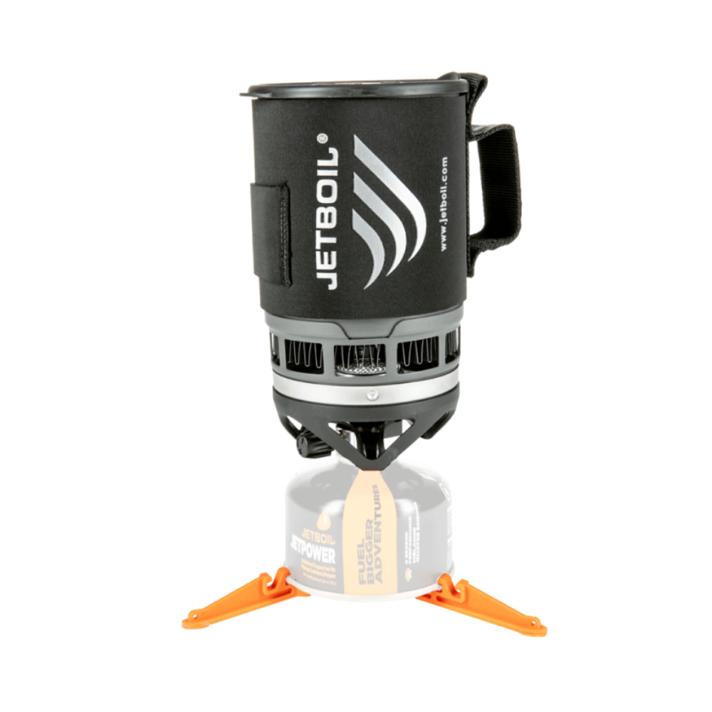 Réchaud Zip 0.8L noir de Jetboil, efficace et abordable pour 1-2 personnes, idéal pour la randonnée, le cyclisme et le pagayage