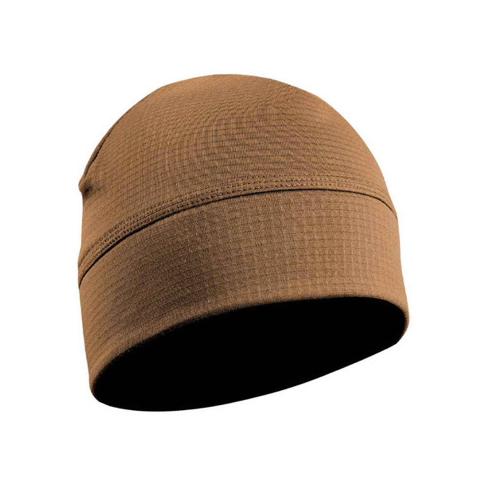 Bonnet Thermo Performer d'A10 Equipment, isolant thermique efficace jusqu'à -20°C, avec doublure en polaire Fleece Tech SQR pour un confort optimal.