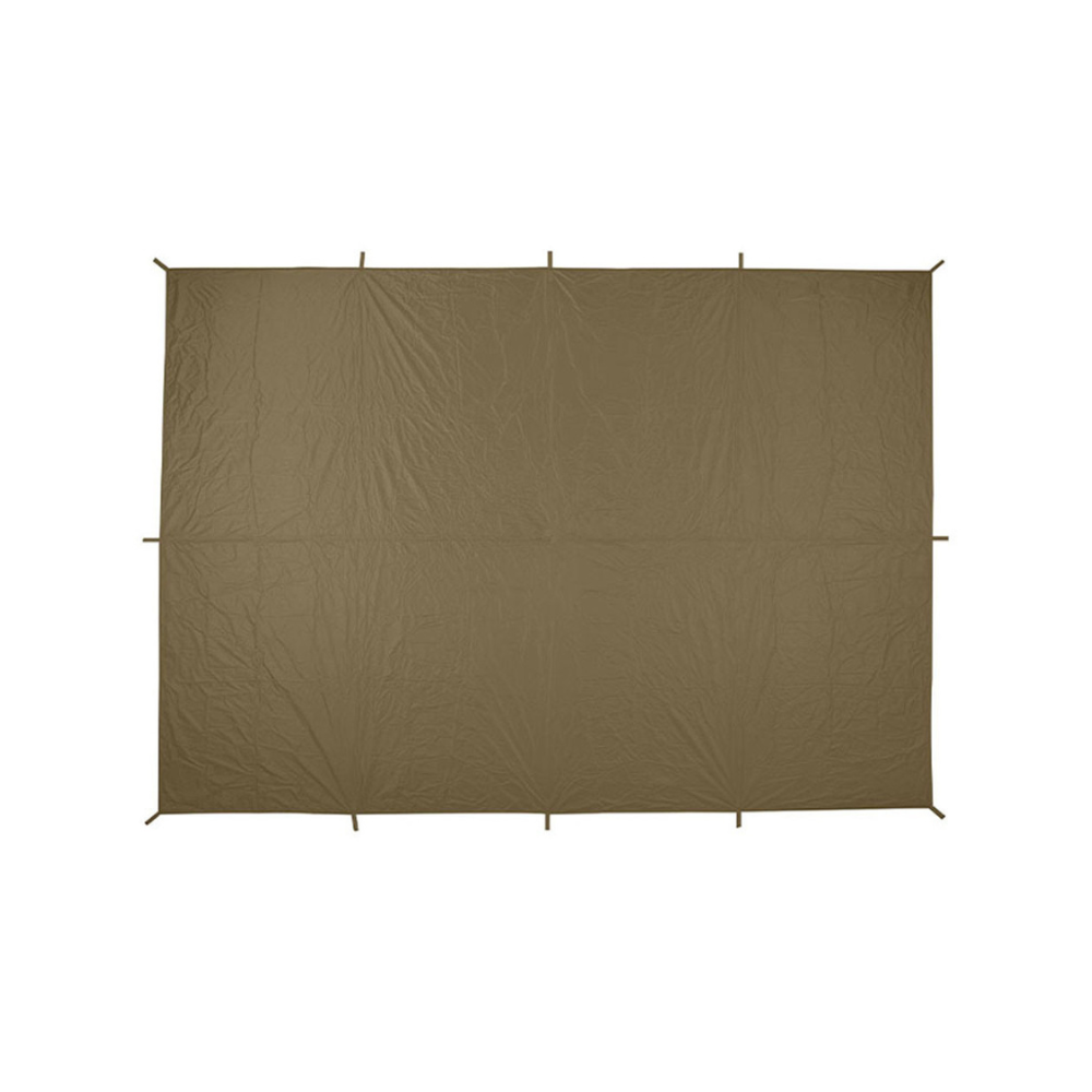 Bâche terrain EXPÉDITION 3x4m résistante et légère de A10 EQUIPMENT avec accessoires pour missions et bivouacs