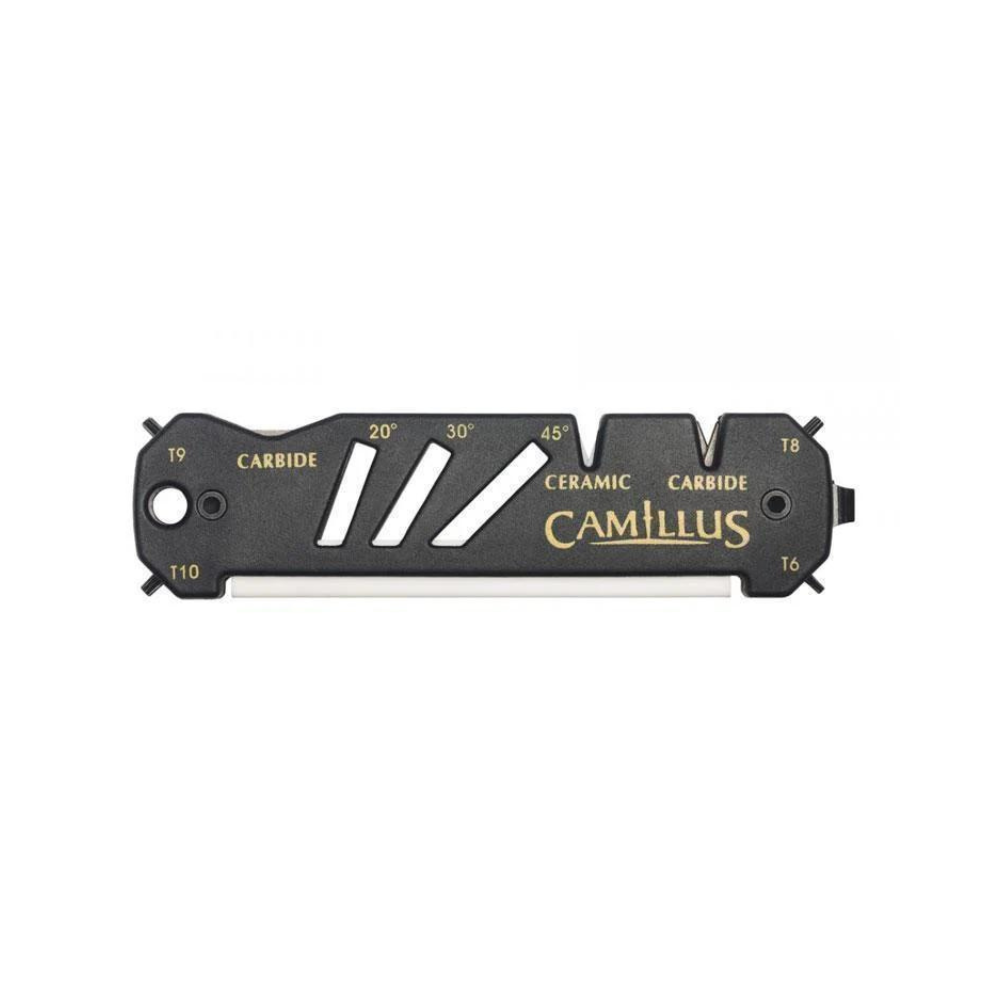 Affûteur en céramique et carbure Camillus Glide avec outils Torx et tournevis, idéal pour couteaux, ciseaux et hameçons