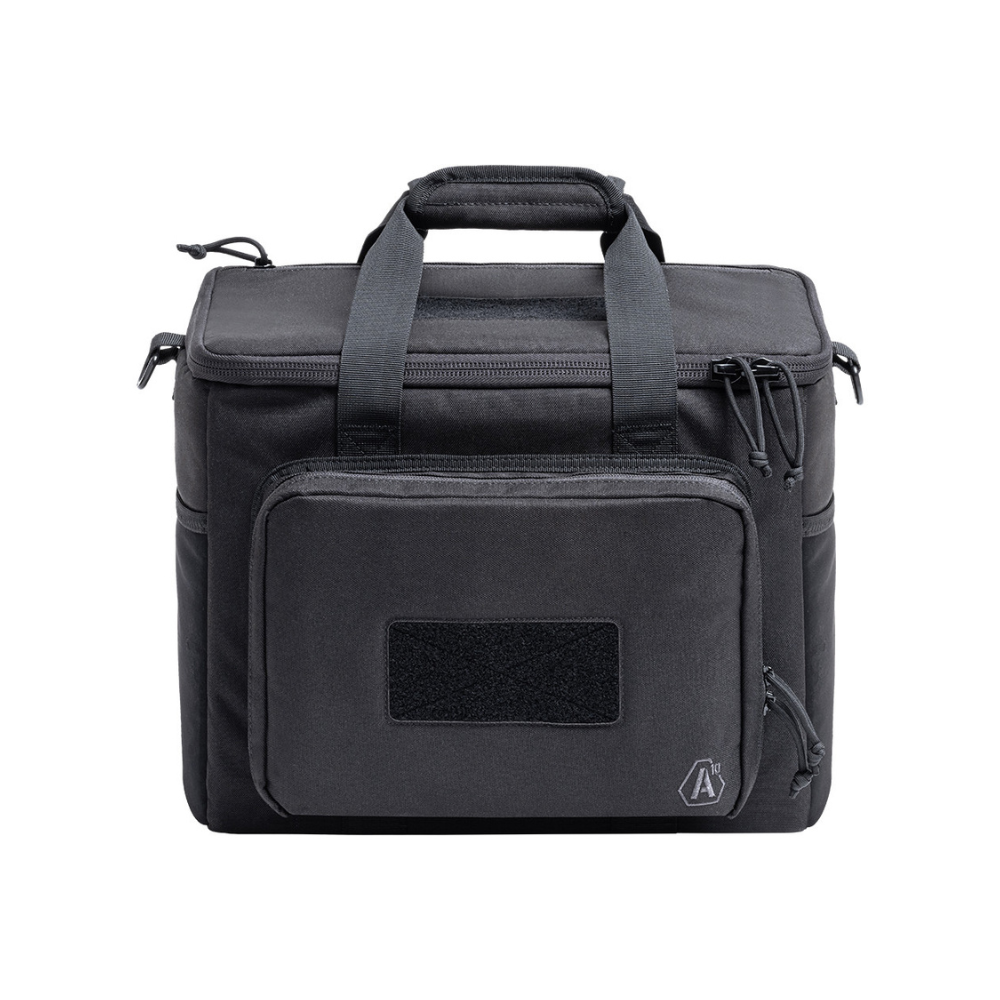 Sac de tir Delta noir de A10 Equipment offrant rangement modulable, protection et ergonomie pour armes et équipement