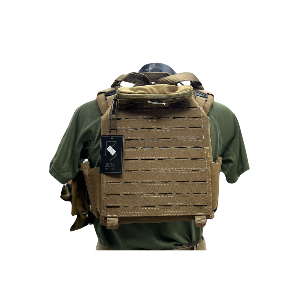 Pack complet de gilet tactique 2.0 avec porte-plaques, porte-chargeurs, poche pour téléphone, sangle et porte-radio