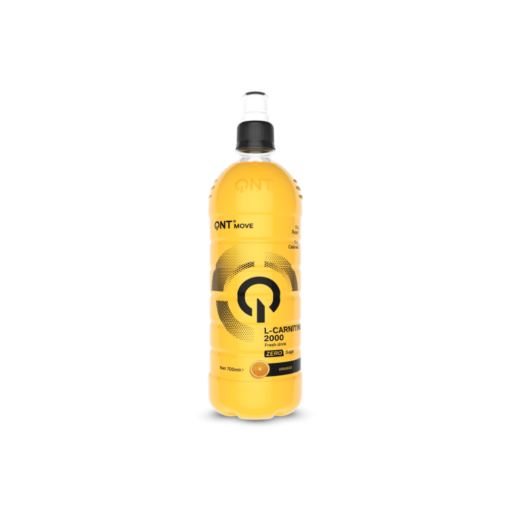 Boisson L-Carnitine Orange 700ml de QNT pour brûler les graisses et améliorer les performances sportives