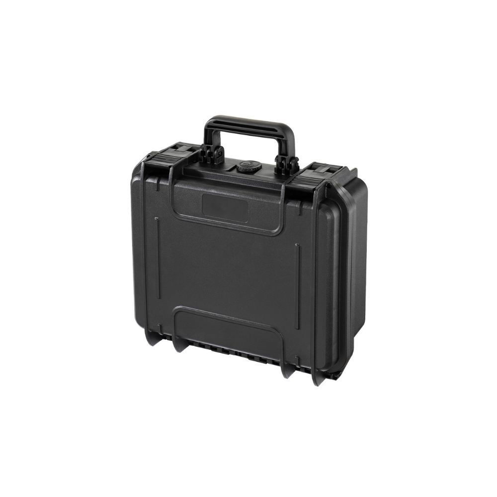 Valise de transport étanche noire MAX300S de Max Cases, légère et résistante aux chocs, avec mousses prédécoupées pour protection optimale