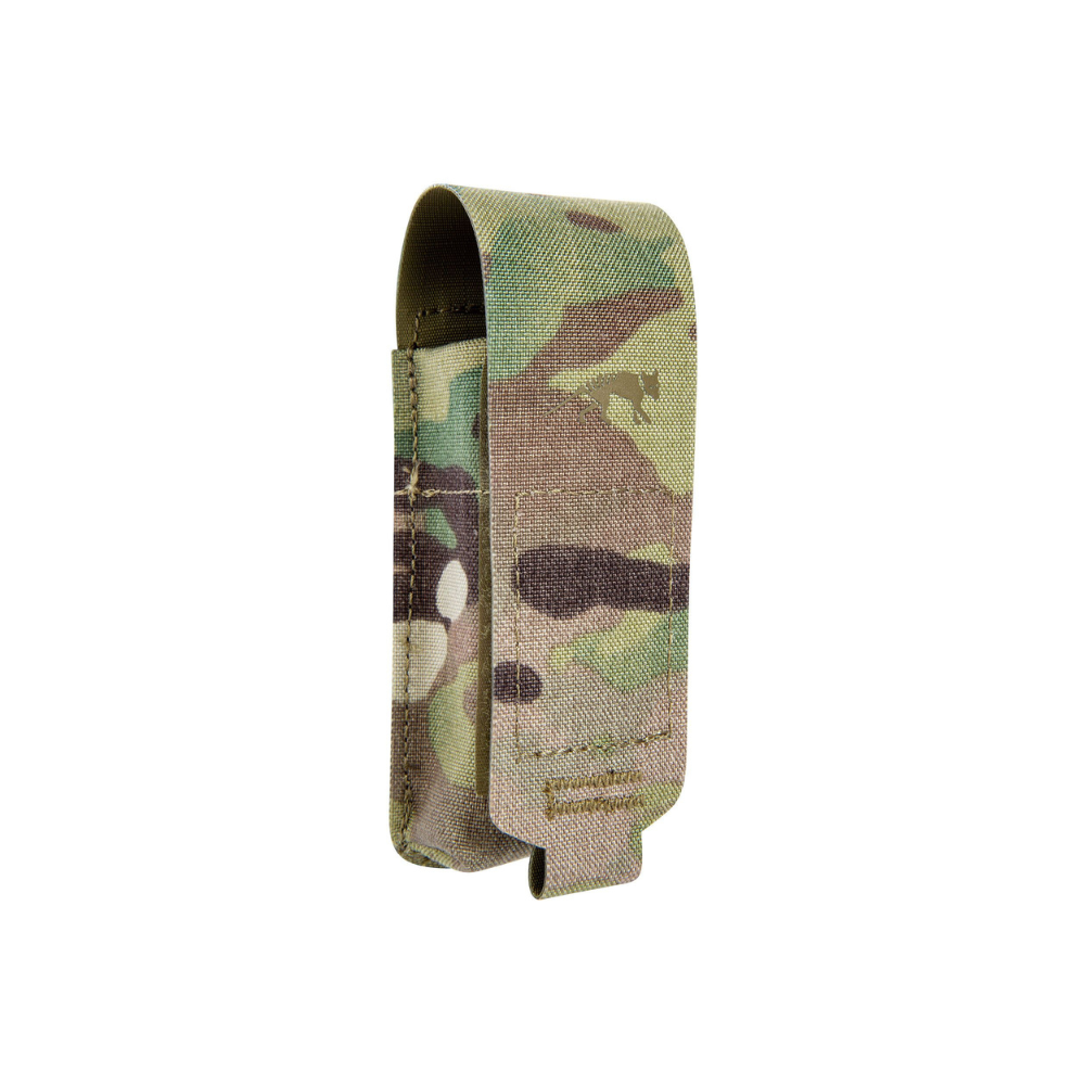 Poche porte chargeur unique TASMANIAN TIGER pour pistolets Glock, HK, Sig, Beretta M9 en Cordura 700 den, avec système d'attache MOLLE, couleur Coyote