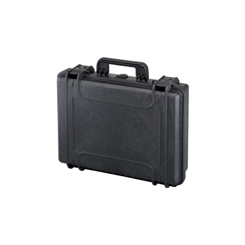 Valise de transport étanche MAX465 H125S noir avec mousse prédécoupée pour protection optimale des objets fragiles