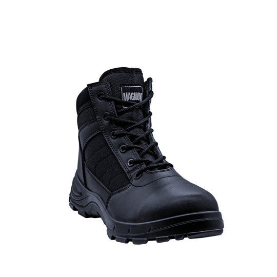 Chaussures Rangers Centurion Plus 6.0 pour Forces de l'Ordre et Sécurité Privée, en cuir respirant et nylon anti-abrasion, avec fermeture à glissière YKK et