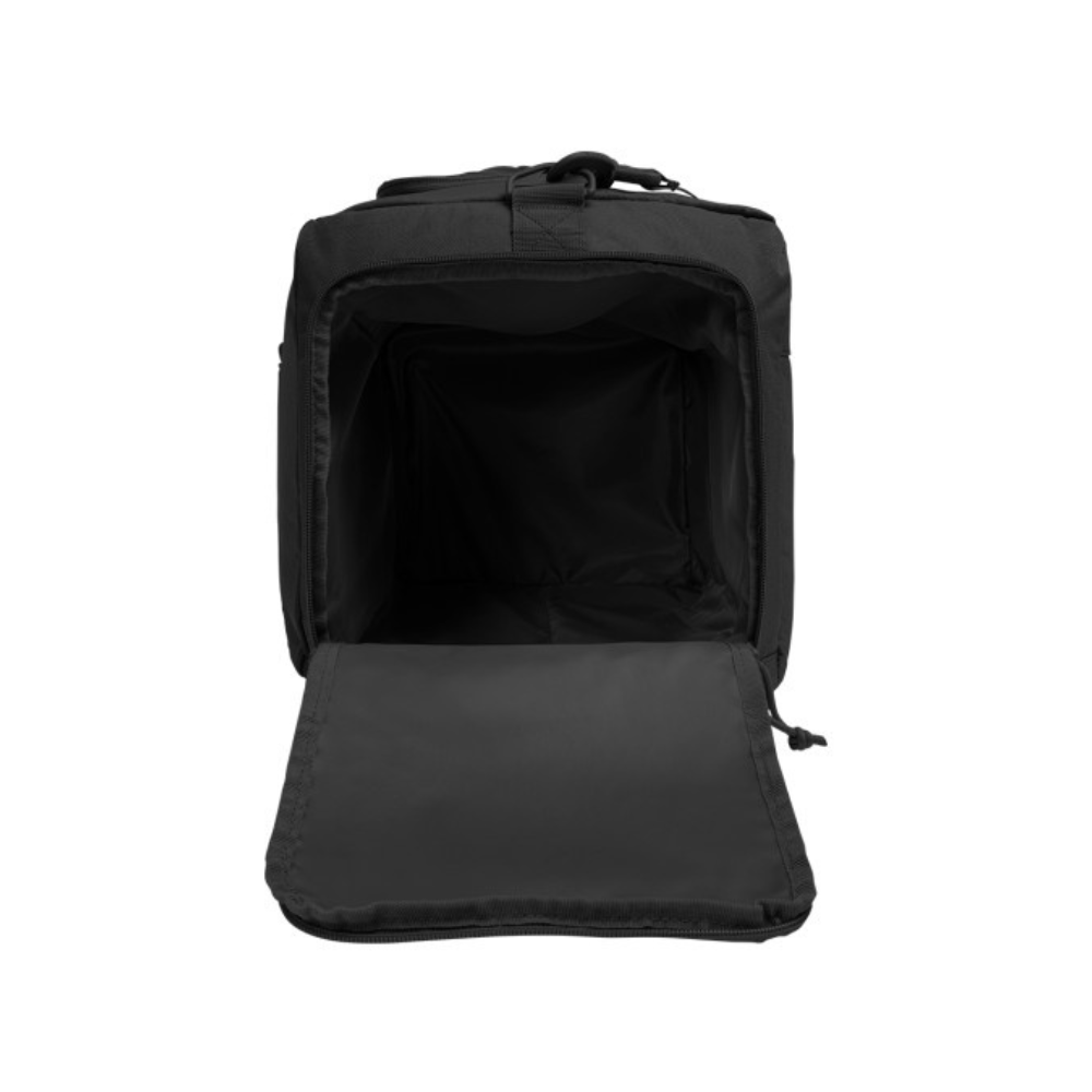 Un sac de transport robuste et fonctionnel TRANSALL 45L par A10 Equipment, conçu avec du tissu polyester HRF 600D résistant et avec une contenance de 45 litres.
