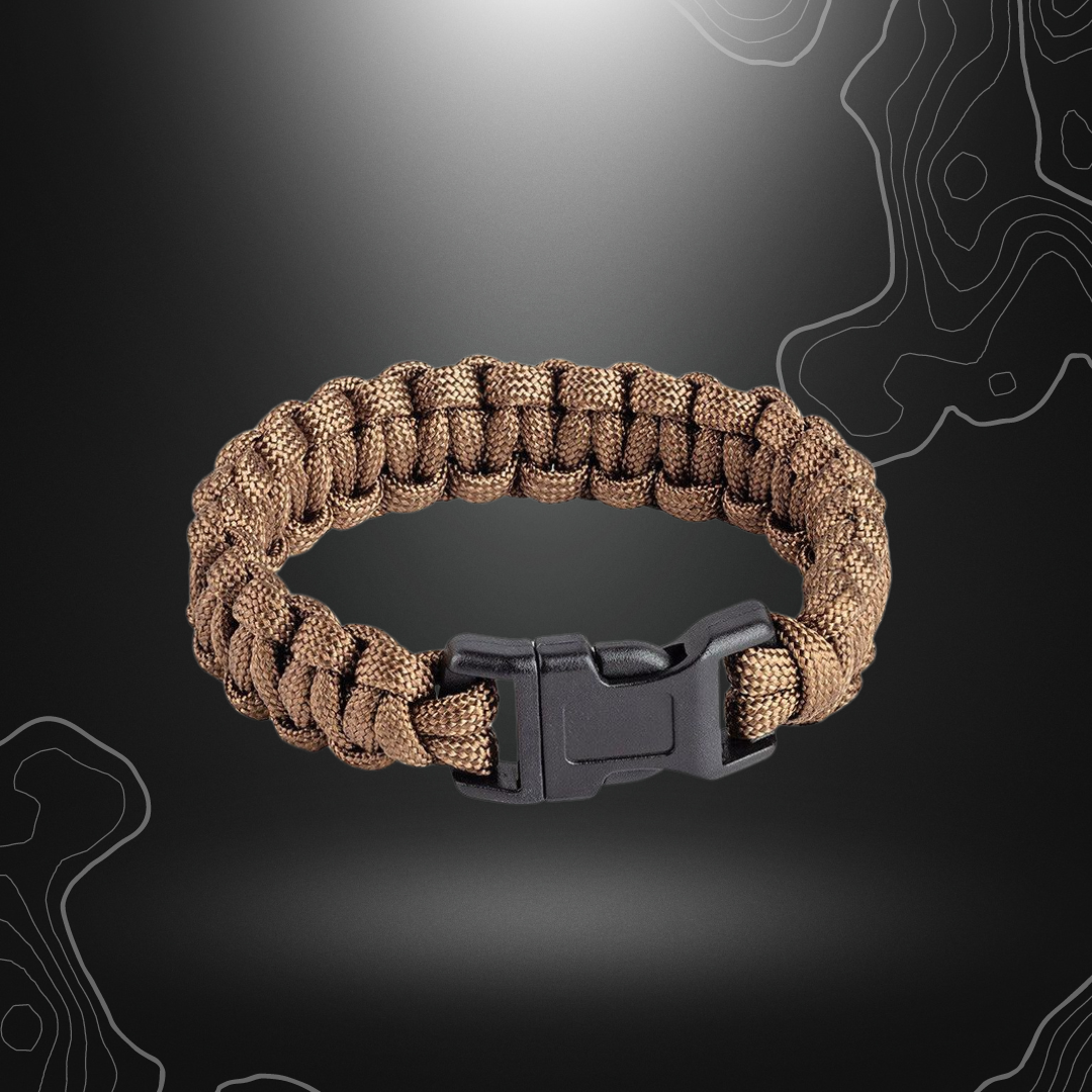 Bracelet de survie en paracorde tressée avec fermeture par clip de A10 Equipment