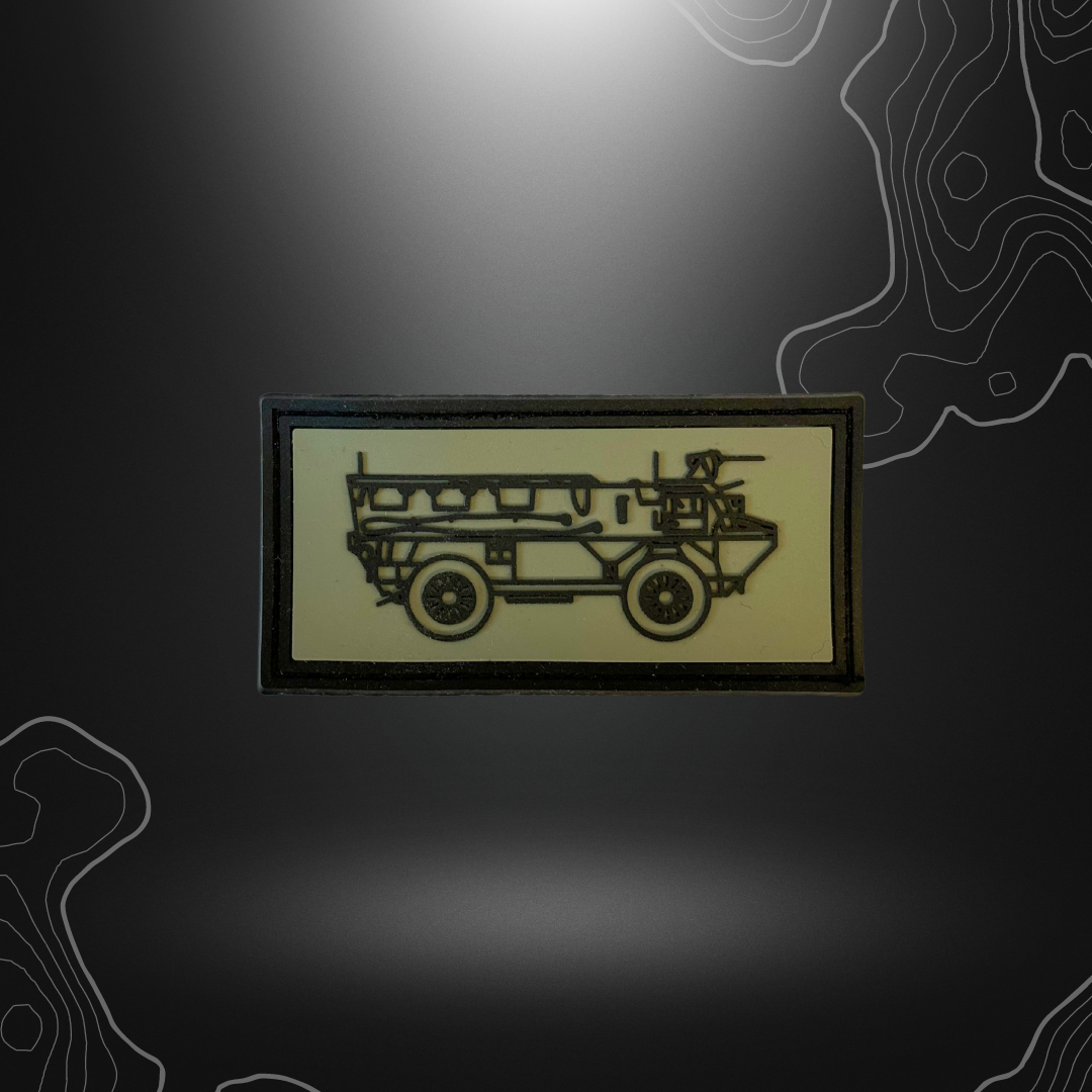 Patch brodé vert insigne Spécialiste VAB