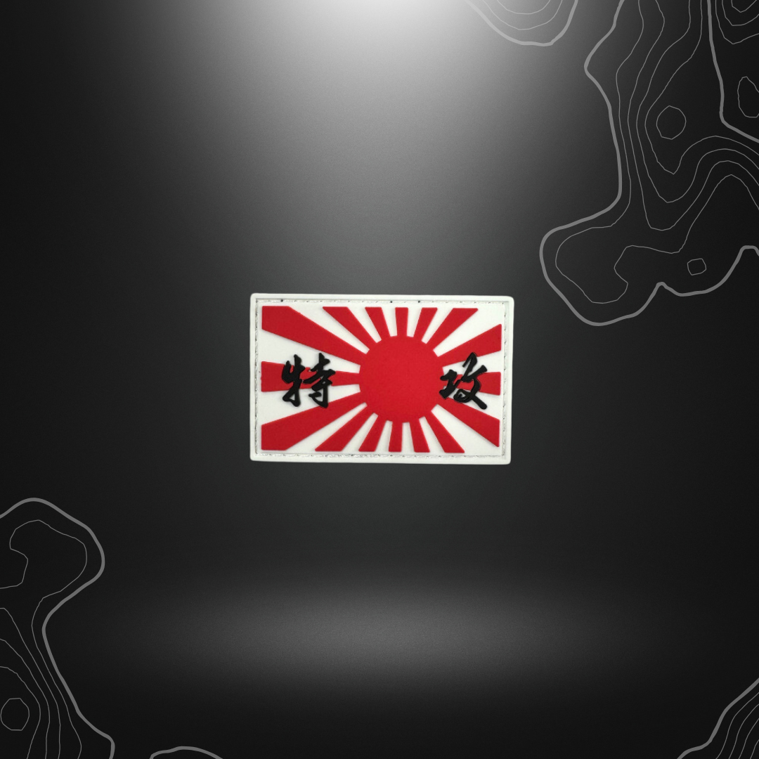 Patch brodé représentant un kamikaze japonais