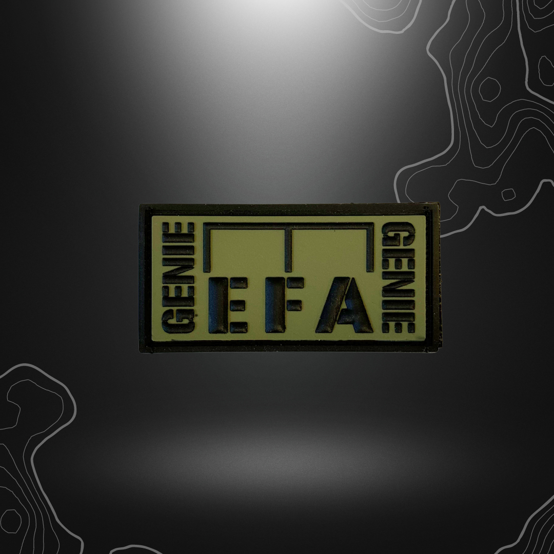 Patch EFA spécialiste en génie, couleur de fond verte