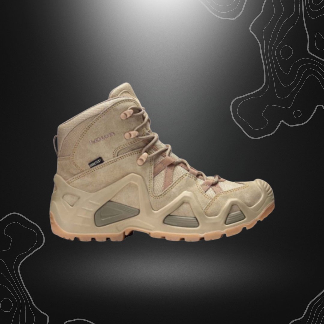 Chaussures légères et confortables Zephyr GTX Mid TF Désert de Lowa pour utilisation militaire et outdoor