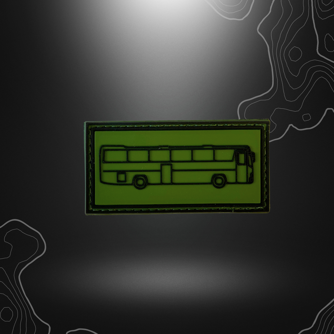 Patch brodé vert pour spécialiste des bus