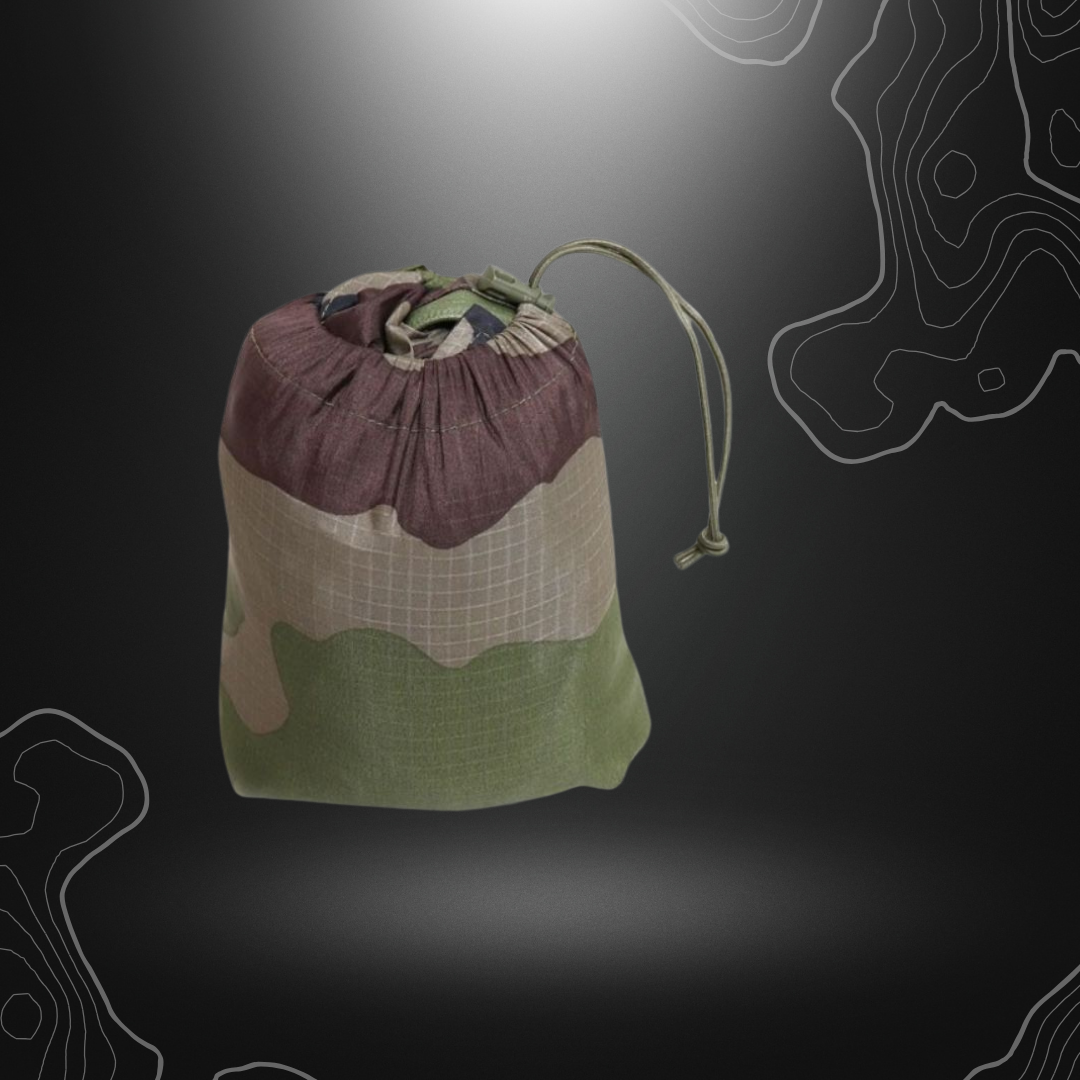 Veste de pluie légère Rainshield A310 v2 d'Arktis en camouflage Centre-europe, avec fermetures éclair étanches et plusieurs poches