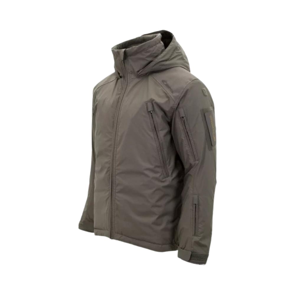 Veste MIG 4.0 vert olive de la marque Carinthia, adaptée aux conditions intempéries avec isolation G-Loft et matière résistante