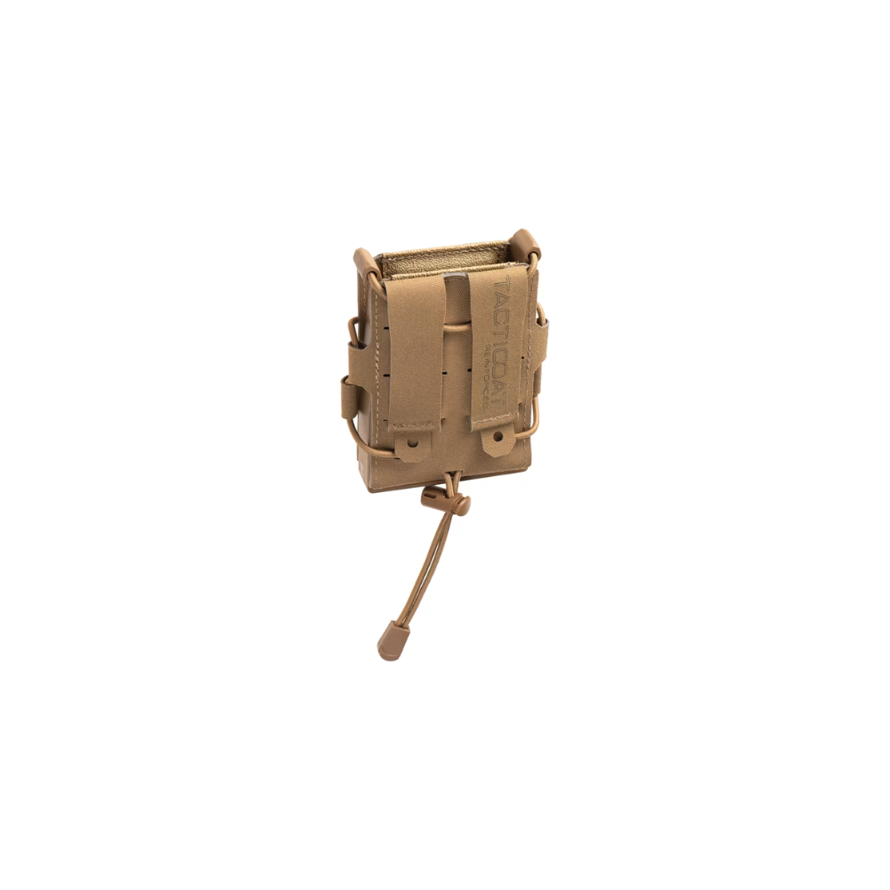 Porte-chargeur simple 5.56/AK Speedpouch LC Coyote de Clawgear, fabriqué en nylon pour une durabilité et une légèreté optimales, compatible avec le système MOLLE.