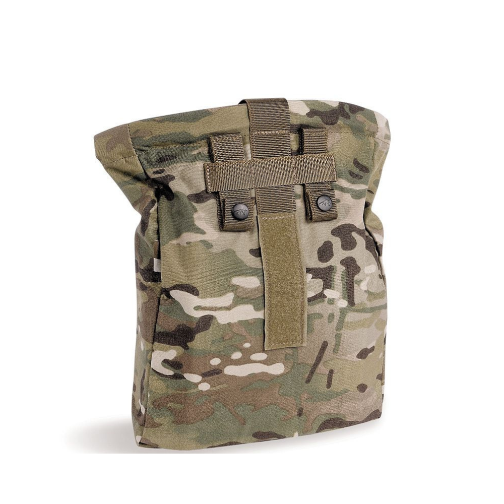 Poche de délestage TT Dump Pouch de Tasmanian Tiger, idéale pour ranger les chargeurs vides et autres accessoires, avec accroche MOLLE et fermeture Velcro®.