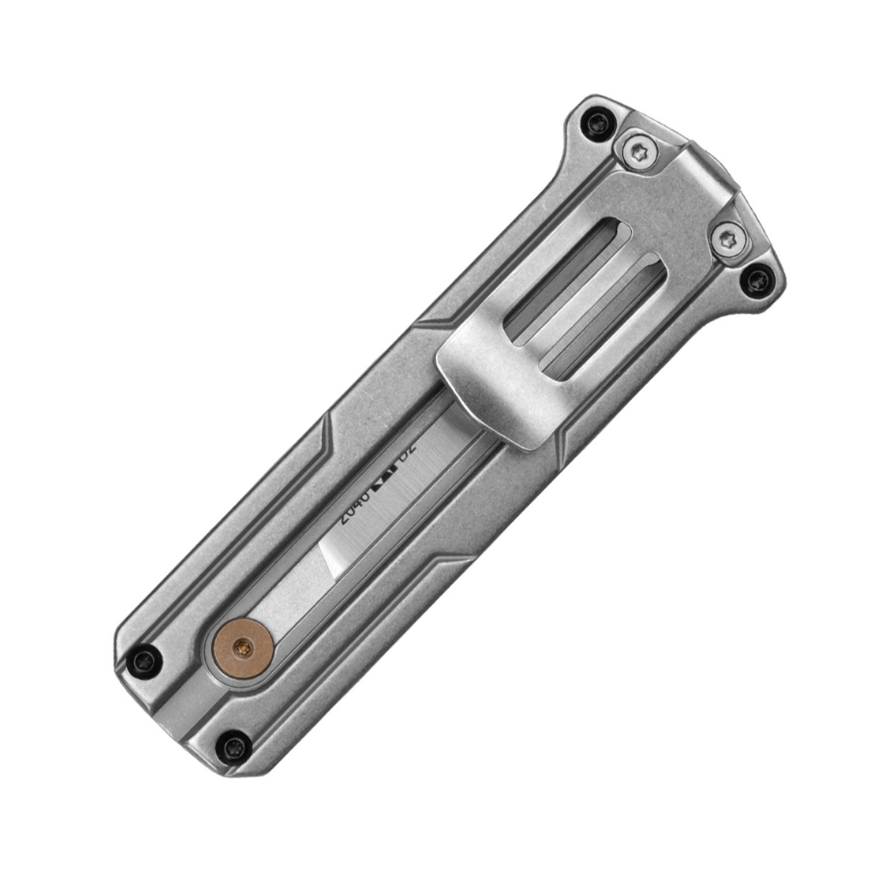 Kershaw Cybernet KW2046 : couteau pliant léger pour transport quotidien, design minimaliste, facile à nettoyer et à ouvrir, lame en acier D2, longueur de lame de 6