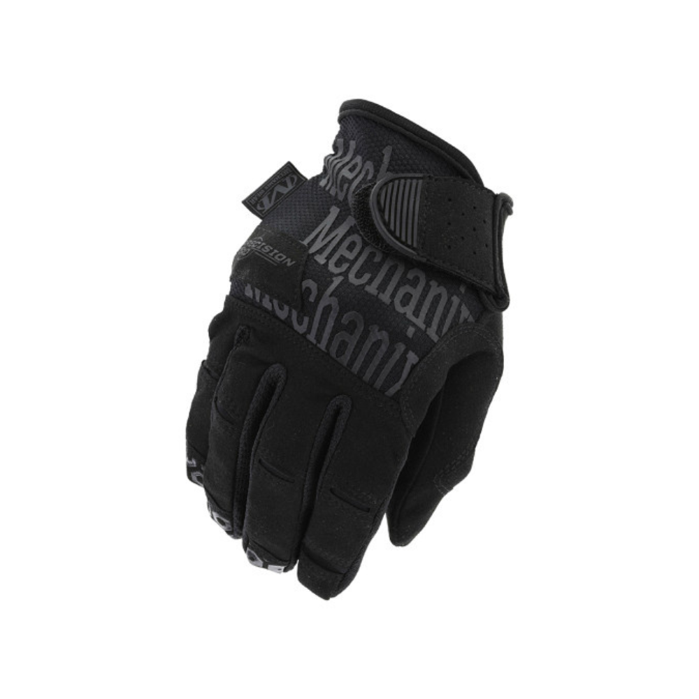 Mechanix gants noirs de haute dextérité Precision Pro, adaptés aux forces de l'ordre, avec paume antidérapante et compatibilité écran tactile.