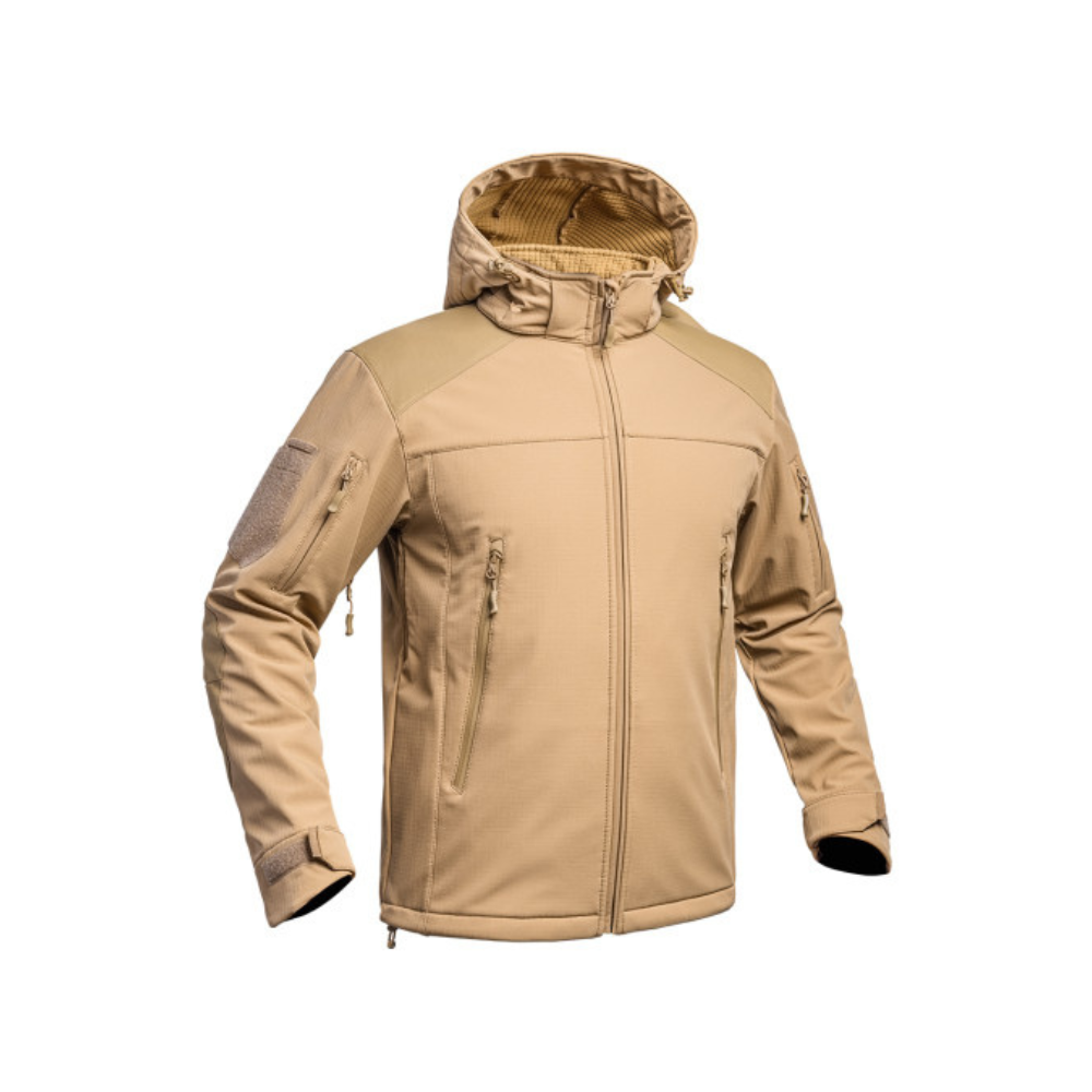 Veste militaire Softshell V2 Fighter d'A10 Equipment, résistante et ergonomique, en tissu Ripstop avec technologie Soft-Shell 3 Layers