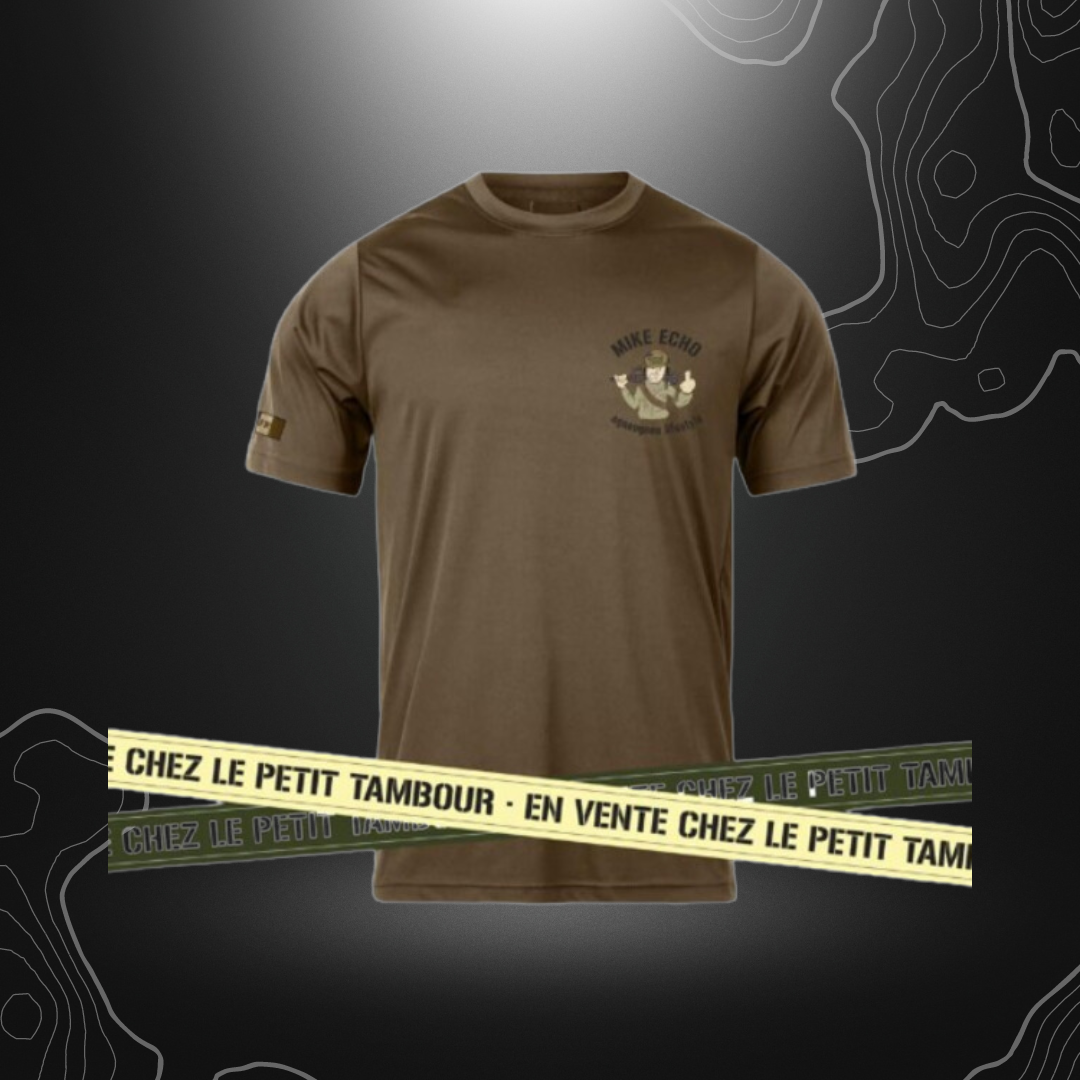 T-shirt Mailly Echo de Mike Echo avec design exclusif pour les rescapés du CENTAC / CENZUB