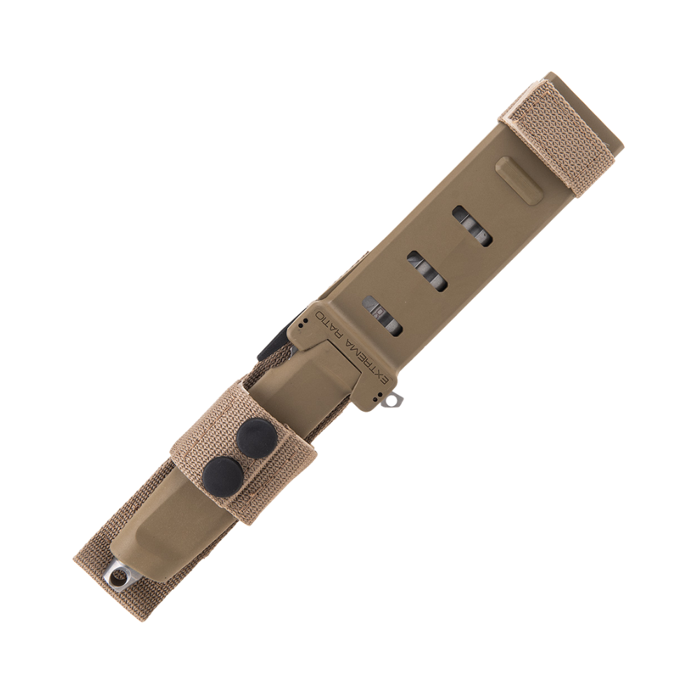 Couteau Extrema Ratio Contact C HCS de 25,8 cm avec lame en acier N690 et manche en Forprene, fabriqué en Italie