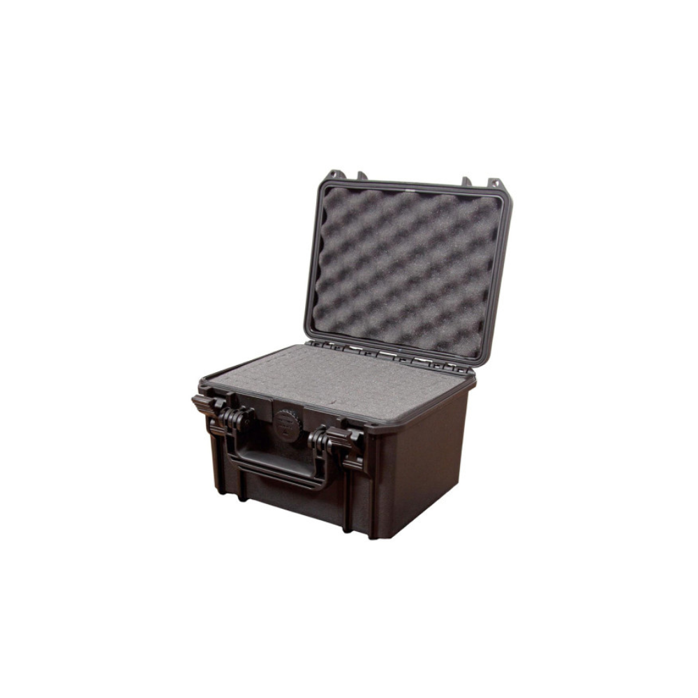 Valise de transport étanche noire MAX235 H155S de MAX CASES, résistante aux chocs et idéale pour le transport d'objets fragiles et de grande valeur