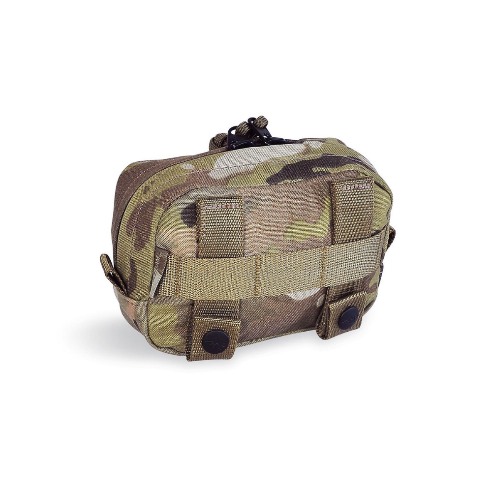 Poche tactique horizontale TT TAC Pouch 4 avec système MOLLE, grande ouverture zippée et bandes auto-agrippantes pour badges nominatifs, de Tasmanian Tiger.