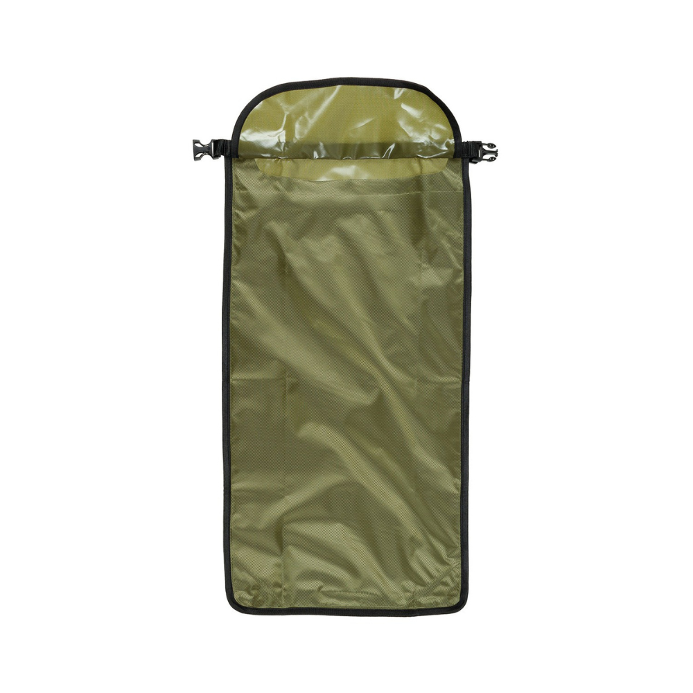 Sac étanche 10L vert olive MFH, avec fermeture par enroulement et clic, matière 100% polyester