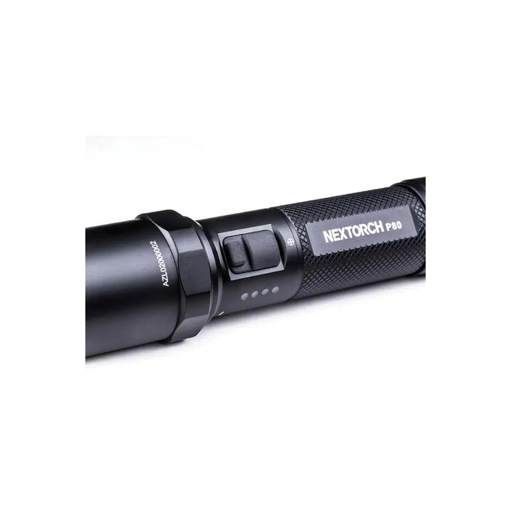 Compacte lampe de poche NEX-P8 de NEXTORCH, 1600 lumens, résistante aux chocs et étanche, avec 4 modes d'éclairage et fonction brise-glace