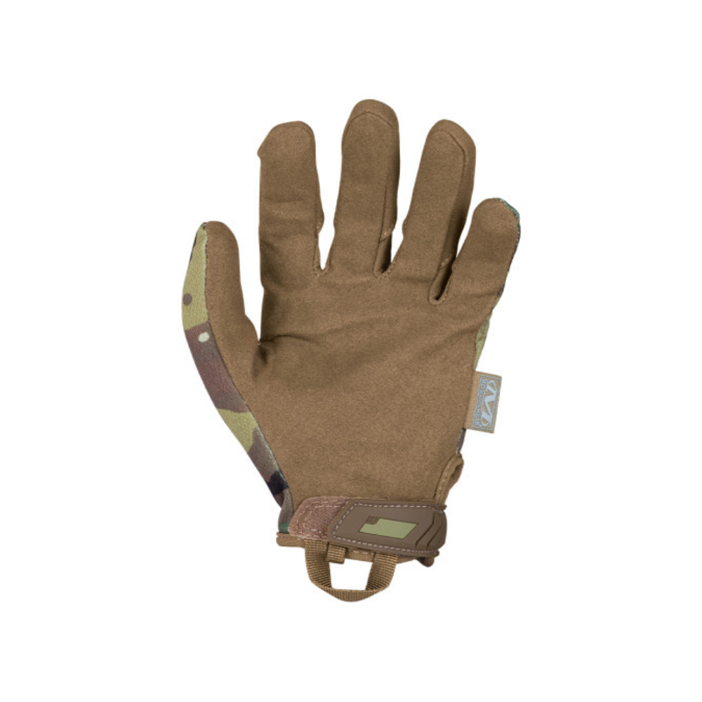 Gants de palpation Mechanix Original conçus pour les Armées avec dessus en tissu respirant TrekDry, dessous en microfibre compatible écran tactile, coutures renforcées, ajustement auto-agrippant