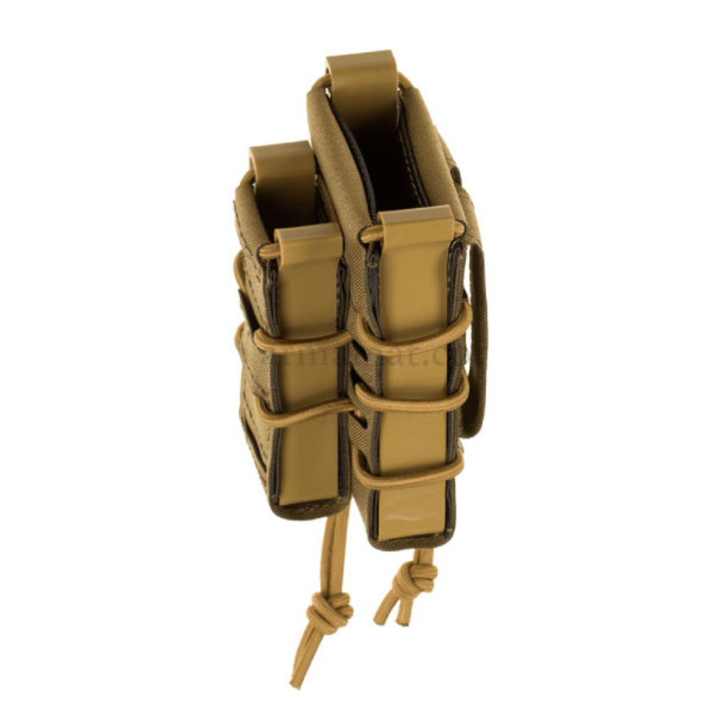 Porte-chargeur mixte PA/Fusil Coyote de Templar's Gear - Pochette ultralégère en Cordura 500D pour fusil et chargeur de pistolet