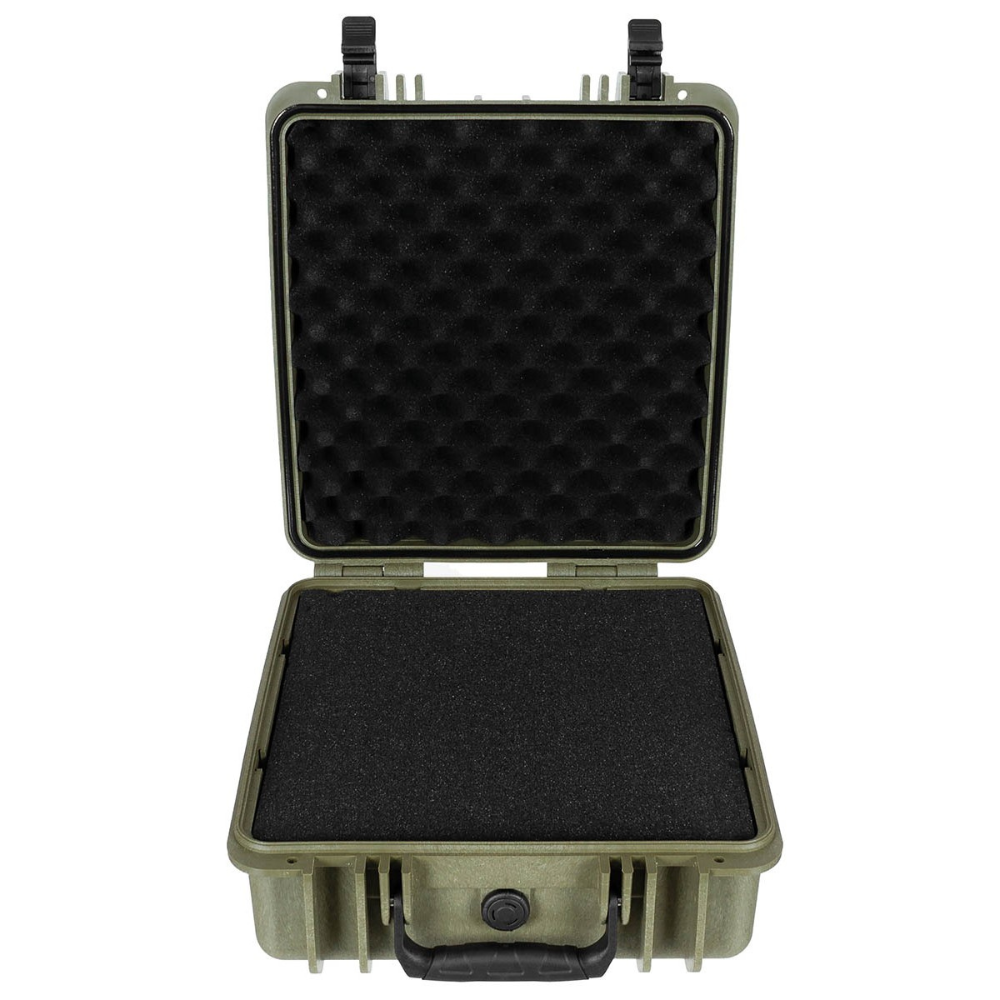 Grande caisse étanche verte MFH en polypropylène résistante aux chocs et à la corrosion